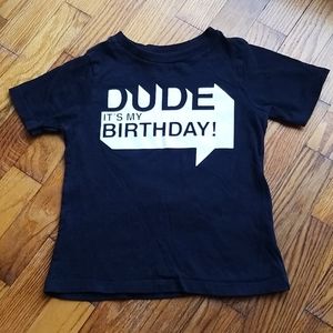 Black Birthday Shirt